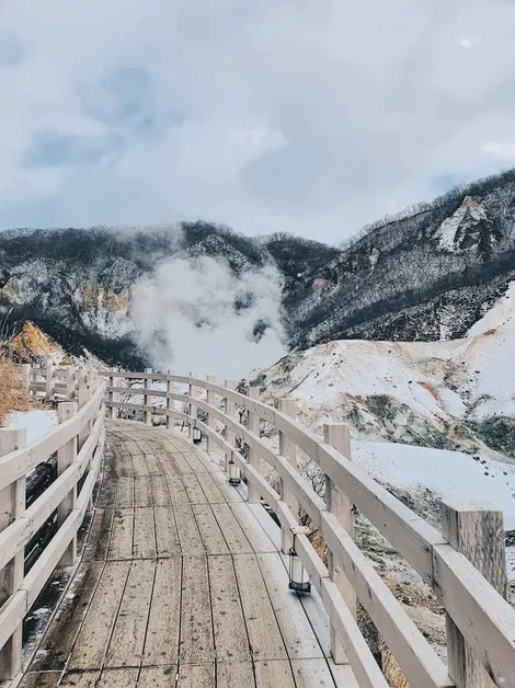Jigokudani, Noboribetsu, Hokkaido Jigokudani, Noboribetsu, Hokkaido