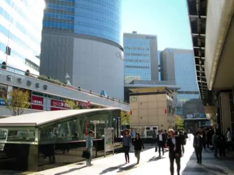 JR Yūrakuchō Station east side, Itocia in background, Tokyo JR Yūrakuchō Station east side, Itocia in background, Tokyo