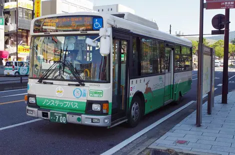 Bus outside Kintetsu Nara Station Bus outside Kintetsu Nara Station