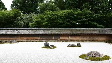 Ryoan-ji, Kyoto Jardin sec du temple de Ryoan-ji à Kyoto