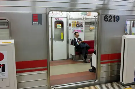 Sakura-dori Line train Nagoya