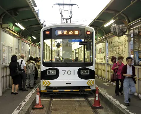 Hankai Uemachi Line Tram Hankai Uemachi Line Tram