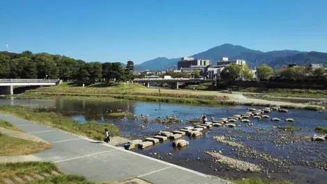 Demachiyanagi area, Kyoto, Japan