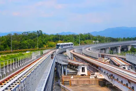 Linimo Train, Aichi, Japan Linimo Train, Aichi, Japan