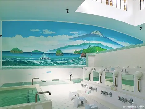 Un sento au Japon