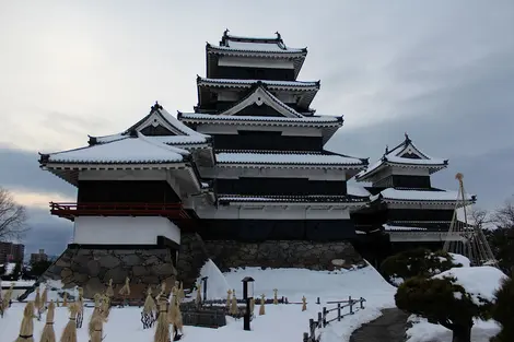 Matsumoto Castle in winter