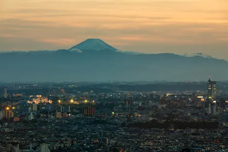 Mount Fuji from Yebisu Garden Place Tower