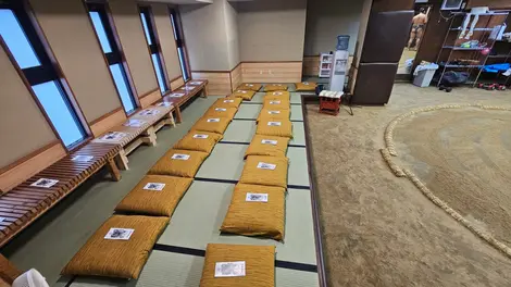 Entrainement de sumo (Ryogoku, Tokyo)