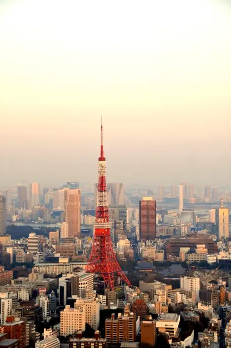 Vue de la tour de Tokyo Vue de la tour de Tokyo