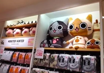 Small kawaii plush toys that can be found in the Bicqlo shop in Shinjuku.