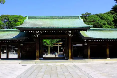 Le sanctuaire Meiji-jingu à Tokyo Le sanctuaire Meiji-jingu à Tokyo