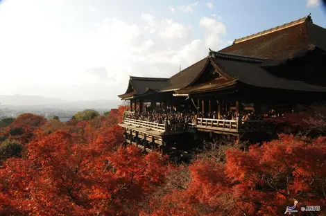 Le temple Kiyomizu-dera à Kyoto Le temple Kiyomizu-dera à Kyoto
