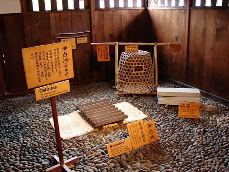 Exposición en el museo Takayama Jinya. Exposición en el museo Takayama Jinya.