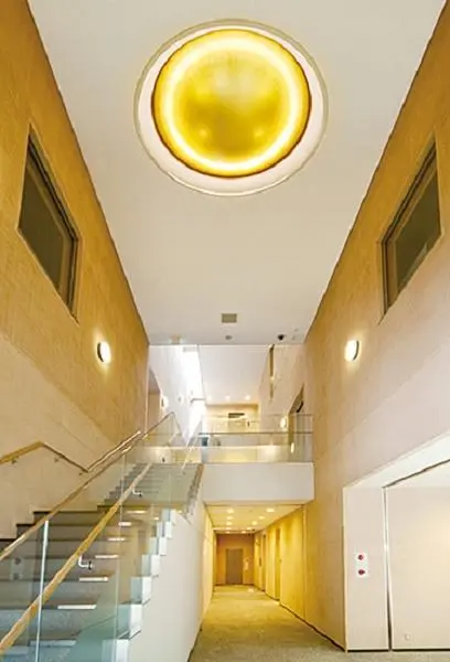 El interior del museo de la hoja de oro Yasue.