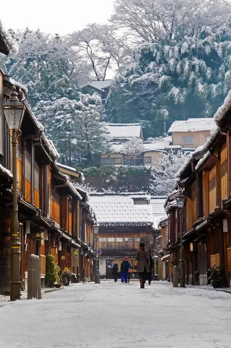 Higashi district in Kanazawa