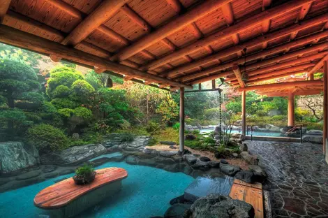 Un onsen à Hakone Un onsen à Hakone