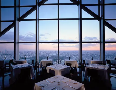 La vue imprenable sur Tokyo offerte par le New-York bar à Shinjuku.