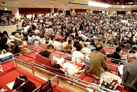 stade sumo L’intérieur d'un stade de sumo.