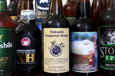 Les marques de bière se multiplient au Japon. Les marques de bière se multiplient au Japon.
