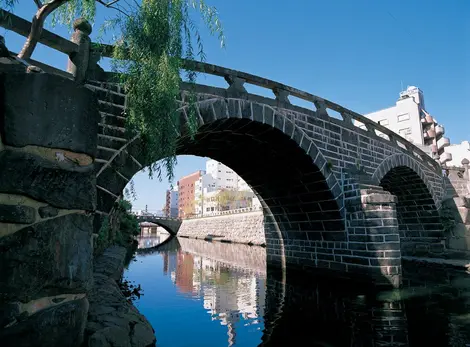 Le pont Megane a Nagasaki Le pont Megane a Nagasaki