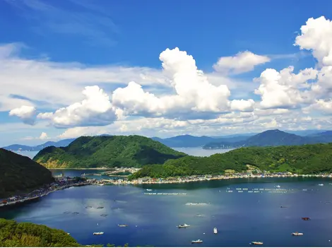 Une sublime vue sur la baie de Wakasa.