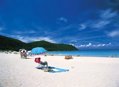 Despite 33,000 km of coastline, beautiful beaches are rare in Japan but often paradise.