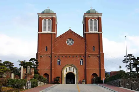 The Urakami Cathedral, north of Nagasaki. The Urakami Cathedral, north of Nagasaki.