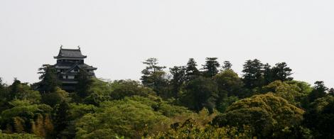 La vue depuis les hauteurs de Matsue