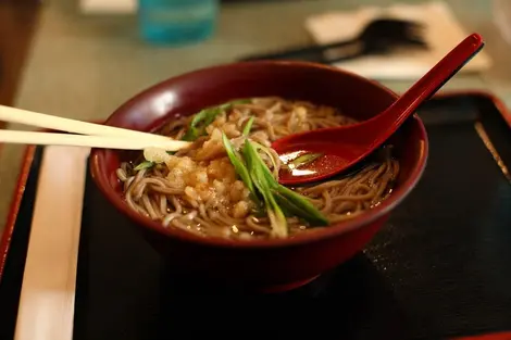 Des soba façon tanuki.