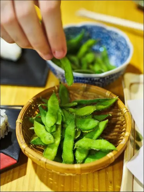 Los edamame son la tapa perfecta