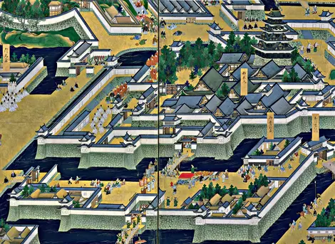 Le chateau d'Edo à l'époque des Tokugawa Le chateau d'Edo à l'époque des Tokugawa
