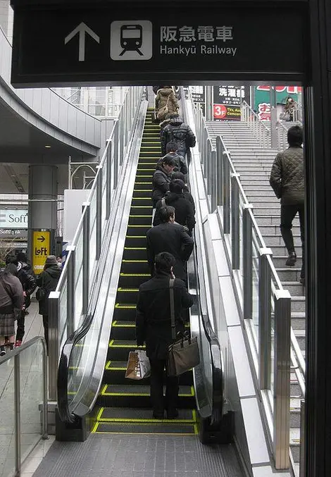 Escalator au Japon Escalator au Japon