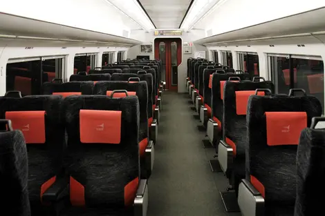 L'intérieur du Narita Express