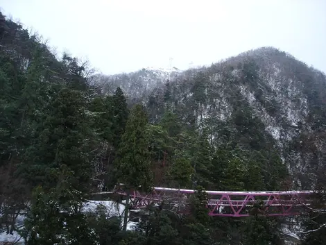 Le pont en Hiver Pont de Yamanaka