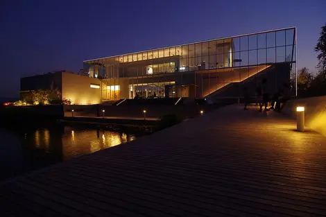 El onsen Katayama con impresionantes diseño y decoración.