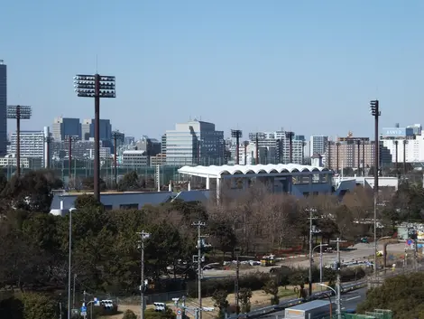 Le stade de Yumenoshima Le stade de Yumenoshima