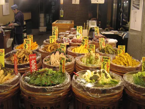 Paniers de tsukemono au marché Nishiki (Kyoto) Paniers de tsukemono au marché Nishiki (Kyoto)