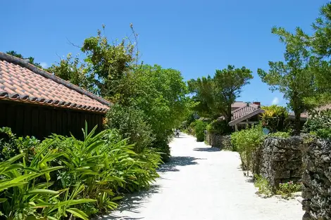 Traditional houses on the island of Taketomi