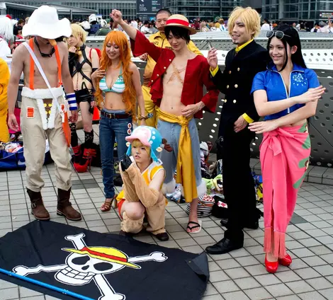 Cosplayers déguisés en leurs personnages favoris