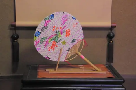 Un uchiwa artisanal Un uchiwa artisanal