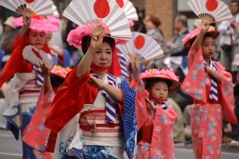 Dontaku Festival's parade