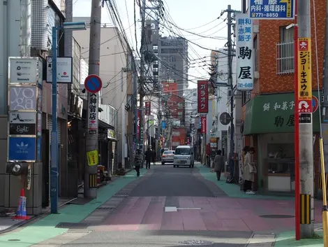 Calle del vecindario Daimyo en Fukuoka.