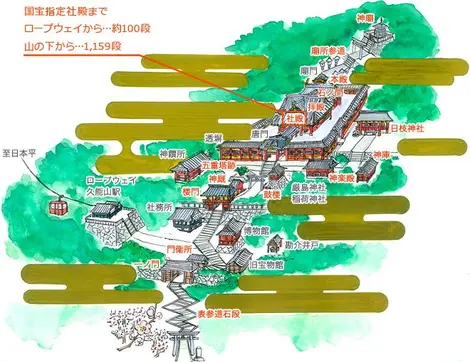 Le plan du complexe Le plan du complexe