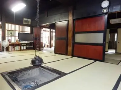 El interior de un minshuku. El interior de un minshuku.