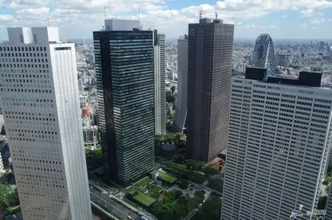 Vue depuis la mairie de Tokyo Vue depuis la mairie de Tokyo