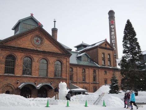 Le magnifique bâtiment du Sapporo beer museum