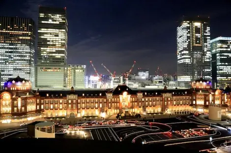 La Tokyo Station de nuit La Tokyo Station de nuit