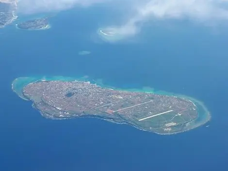 Ie-jima vue du ciel Ie-jima vue du ciel