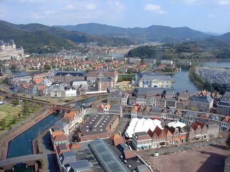 El parque temático Huis Ten Bosch.