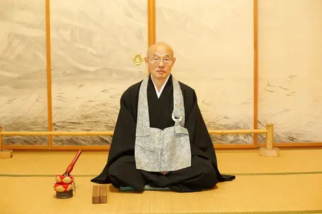 Un des prêtres de Gokurakuji Un des prêtres de Gokurakuji